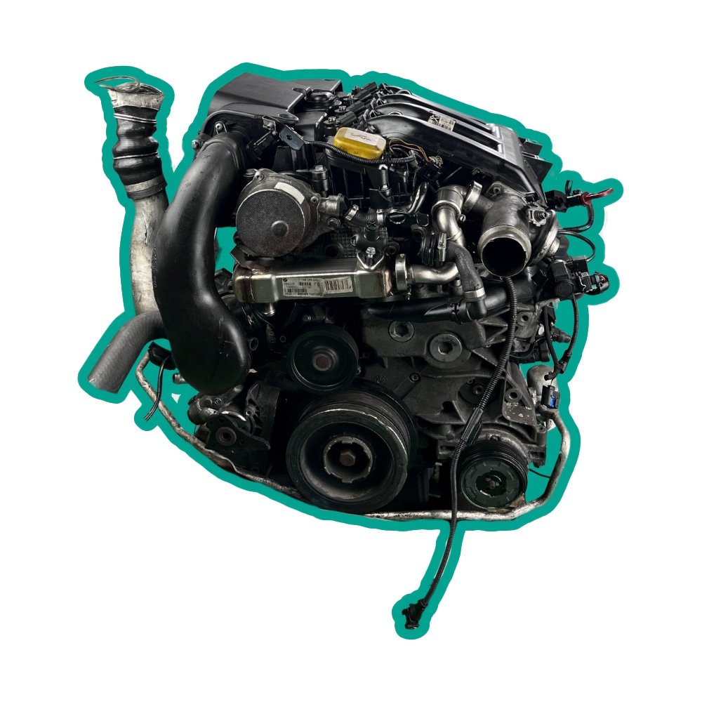 BMW 320d E90 M47 Engine