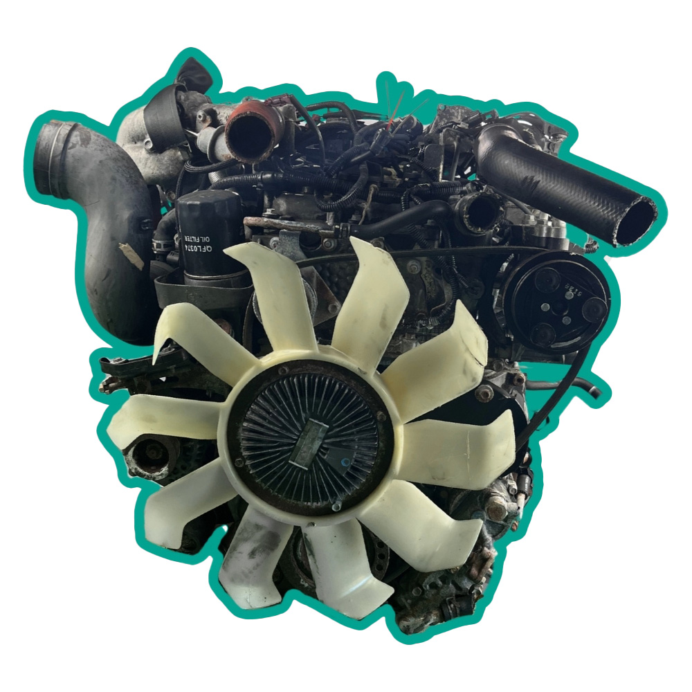 Isuzu 2.5 D’TEC 4JK1 Turbo Engine (Top oil filter)