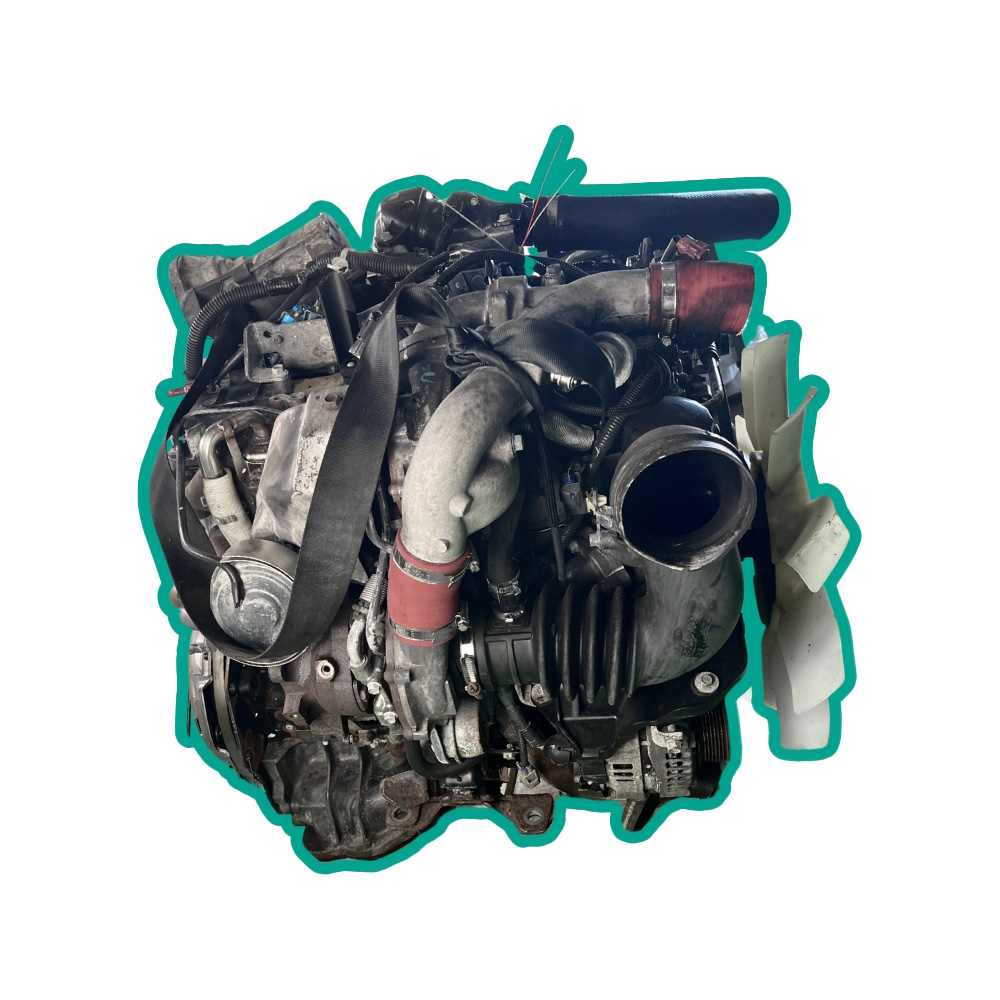 Isuzu 2.5 D’TEC 4JK1 Turbo Engine (Top oil filter)