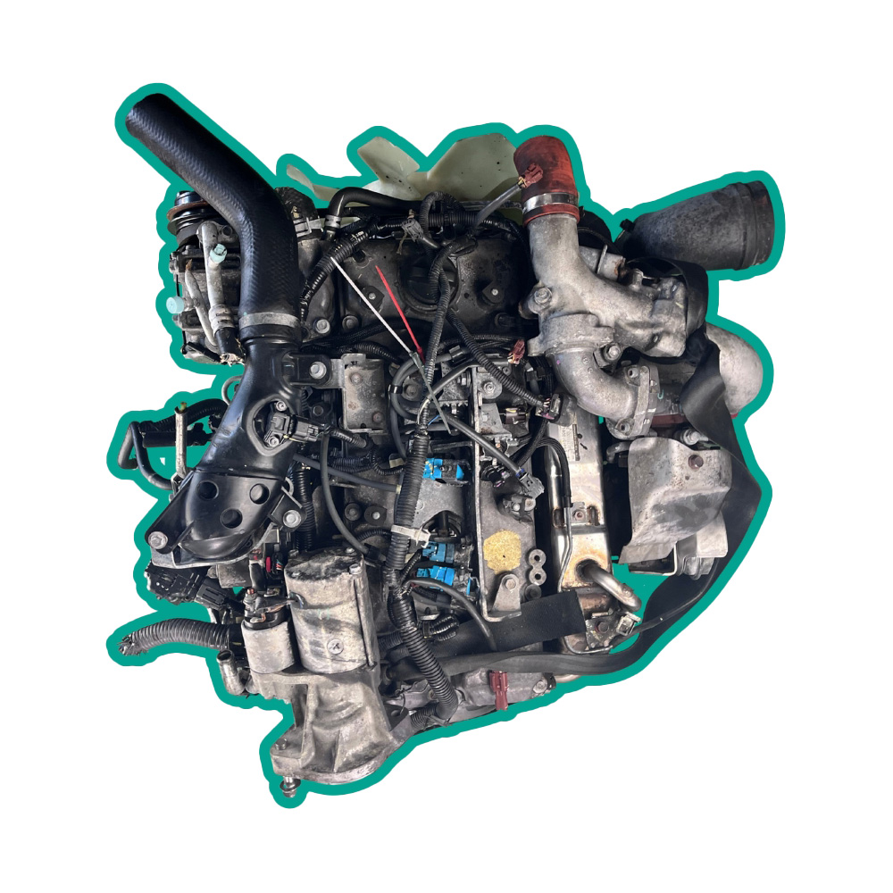 Isuzu 2.5 D’TEC 4JK1 Turbo Engine (Top oil filter)
