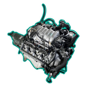 Lexus 4.3 V8 (wired + ECU + 6 Speed auto box) Engine – 3UZ-FE